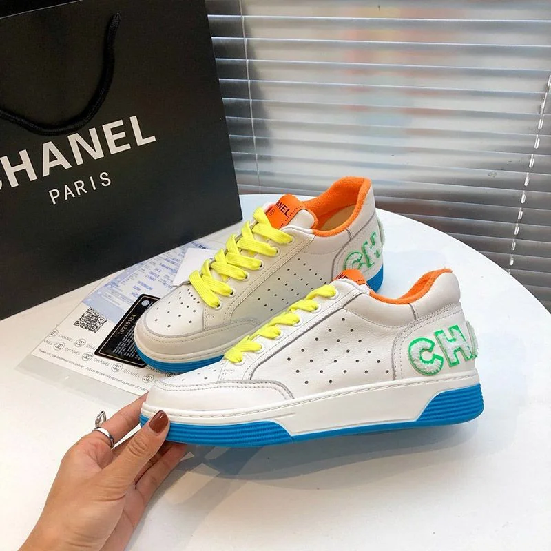 早い者勝ち♡シャネル マルチカラーレザースニーカー sz36 コピー shk59685
