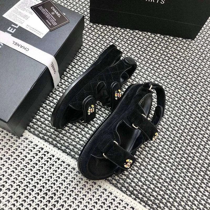 最安値挑戦シャネル ニット サンダル 偽物 shz36939