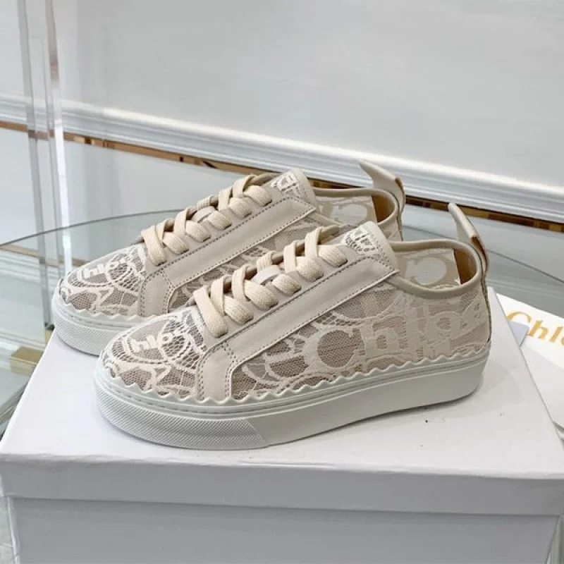 【人気商品】クロエ スニーカー コピー レース製「Lauren」スニーカー chm95369