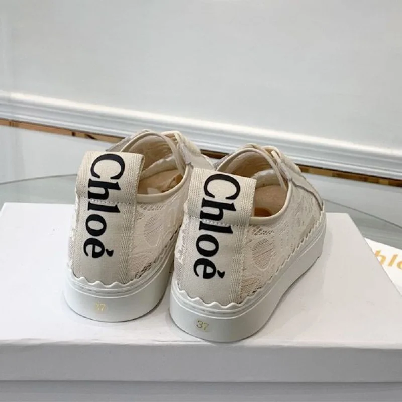 【人気商品】クロエ スニーカー コピー レース製「Lauren」スニーカー chm95369