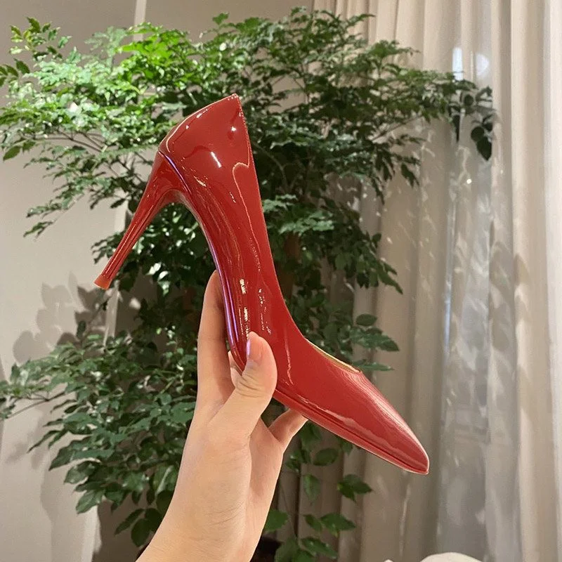 超話題!ルブタン◆Kate 8.5㎝◆パンプス コピー◆アリゲーター柄◆レザー Ruo43468