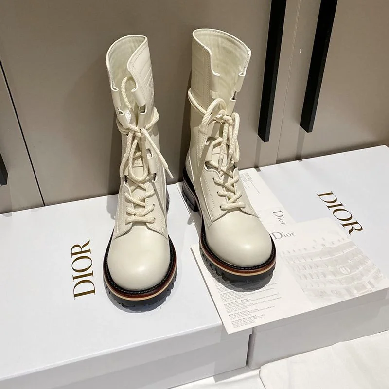 希少色ディオール キャンプアンクルブーツ コピー ホワイト dee53266