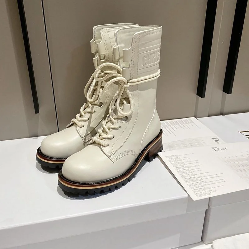 希少色ディオール キャンプアンクルブーツ コピー ホワイト dee53266