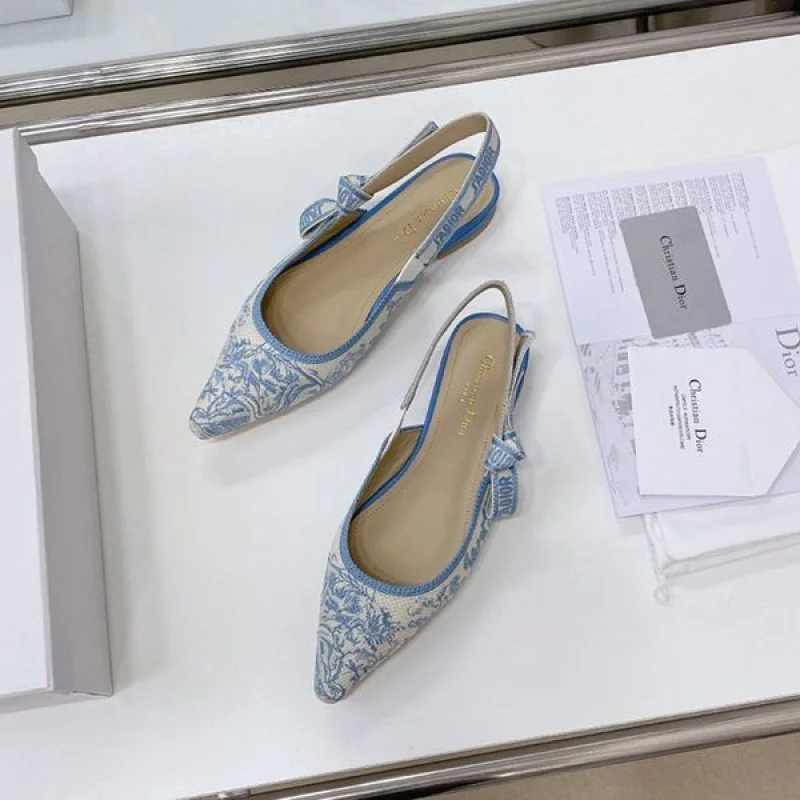 入手困難ディオール スリングバックパンプス★テクニカルファブリック 偽物 det15963