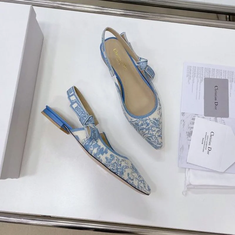 入手困難ディオール スリングバックパンプス★テクニカルファブリック 偽物 det15963