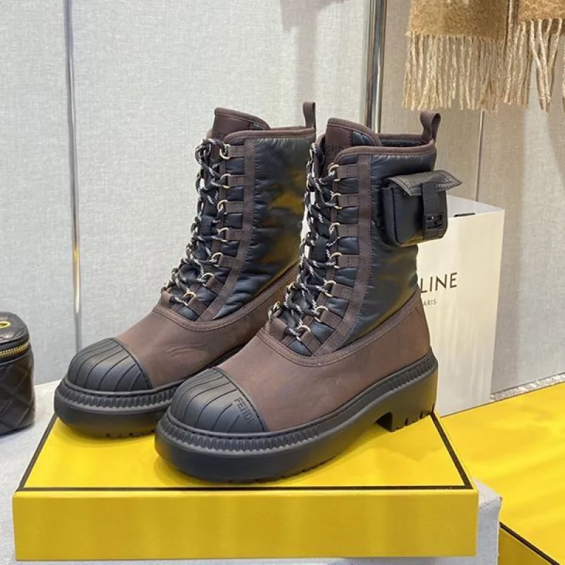 大人気！フェンディ 偽物 Ankle Boots アンクル バイカー ブーツ feg77103