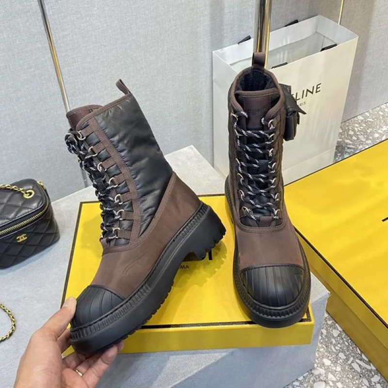 大人気！フェンディ 偽物 Ankle Boots アンクル バイカー ブーツ feg77103