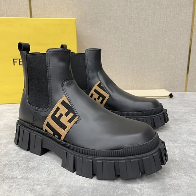 注目度抜群！フェンディ レザーブーツ コピー 高品質 fei17639
