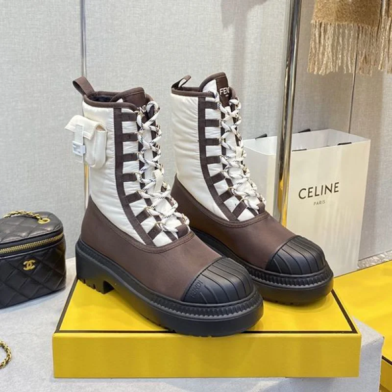 世界中で大人気♪フェンディ コピー Ankle Boots アンクル バイカー ブーツ fek42082
