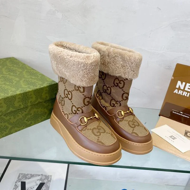 グッチ コピー もこもこ ショートブーツ 入手困難品！ guc29223