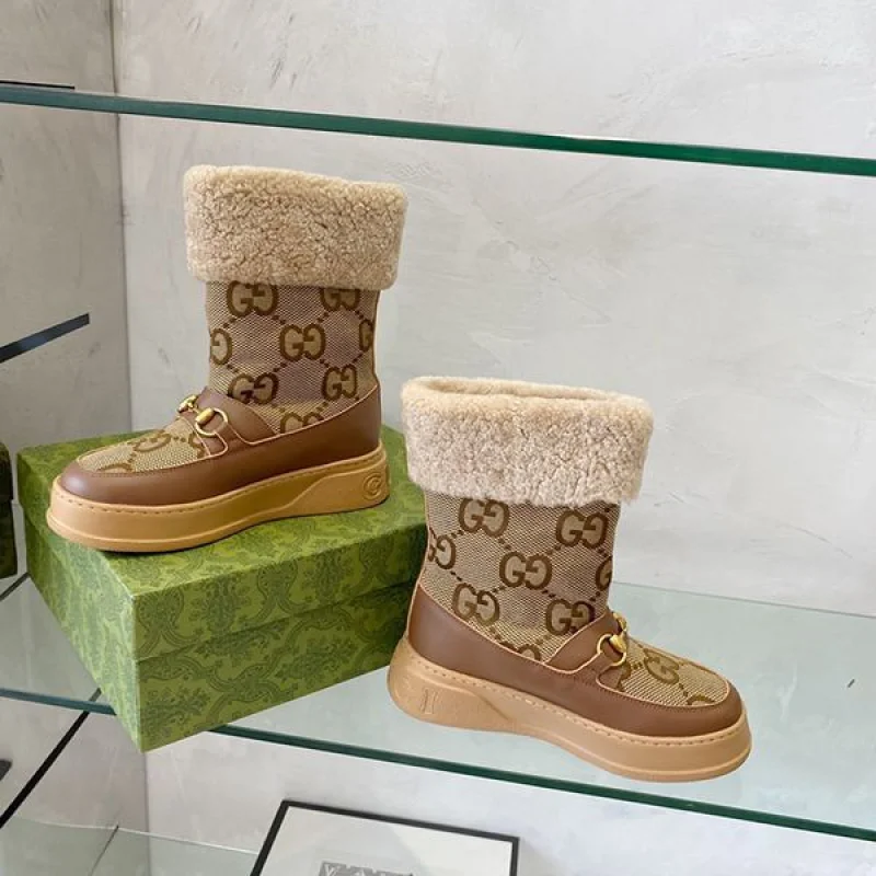 グッチ コピー もこもこ ショートブーツ 入手困難品！ guc29223