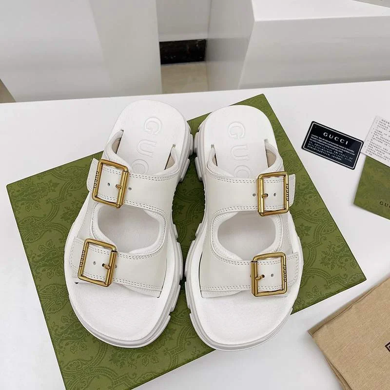 入手困難品！グッチ 厚底サンダル 偽物 日本未入荷 guc67228