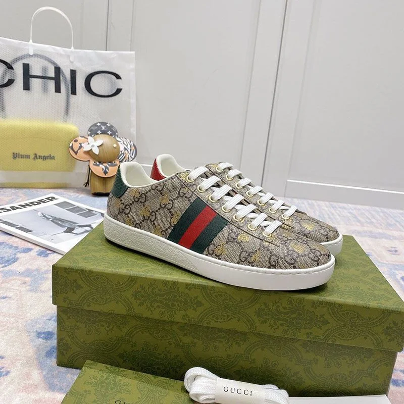 超話題!グッチ 〔エース〕ビー(ハチ)付き GGスプリーム ウィメンズ スニーカー コピー guy37489