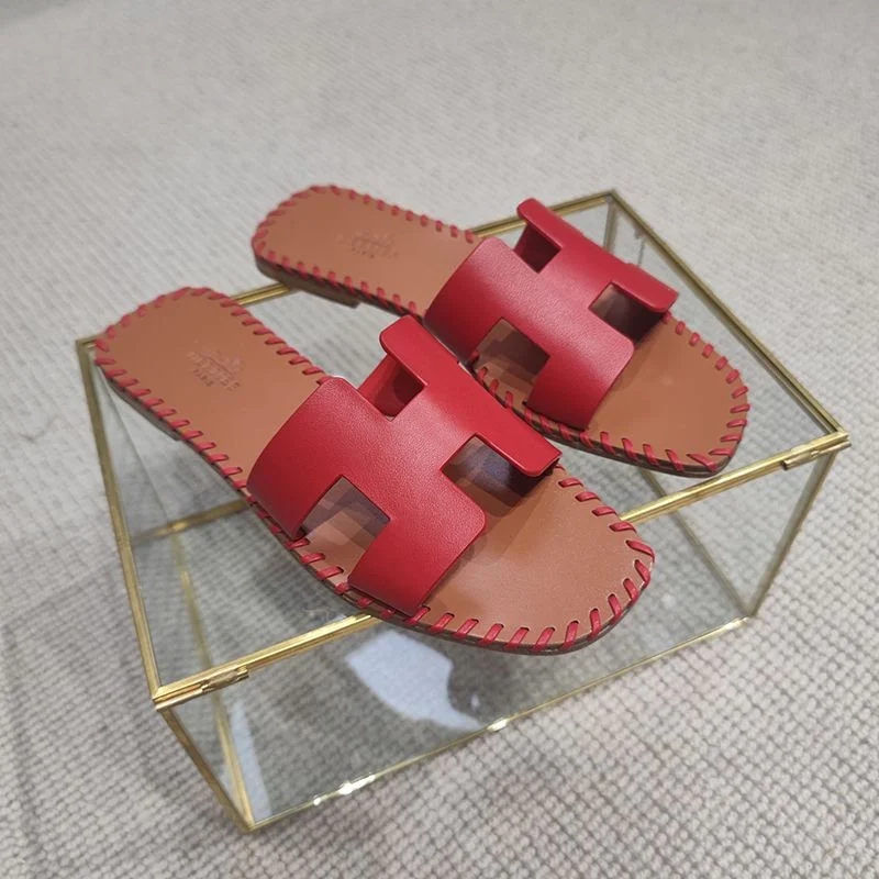 超話題!エルメス Oran sandal コピー オラン レザー&キャンバス サンダル erc54412