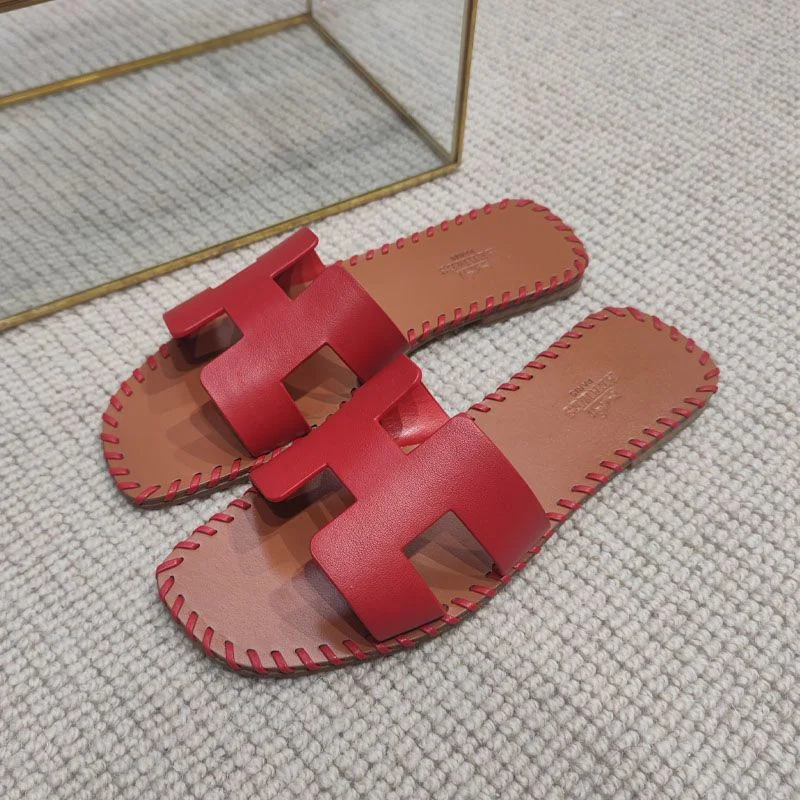 超話題!エルメス Oran sandal コピー オラン レザー&キャンバス サンダル erc54412