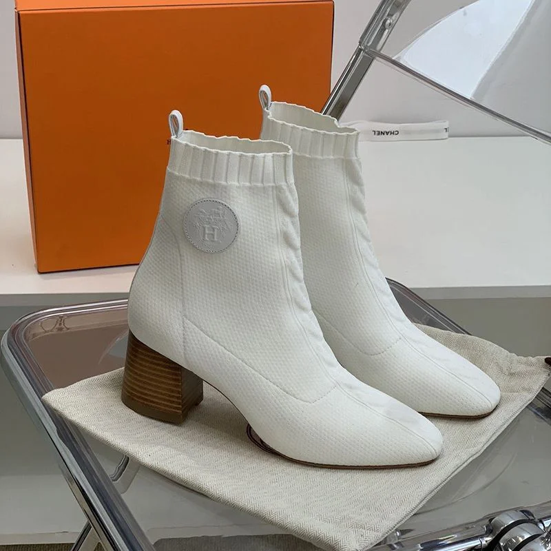 希少色★エルメス パンプス モカシン コピー ドニア70 ロゴ 2色 eri62639