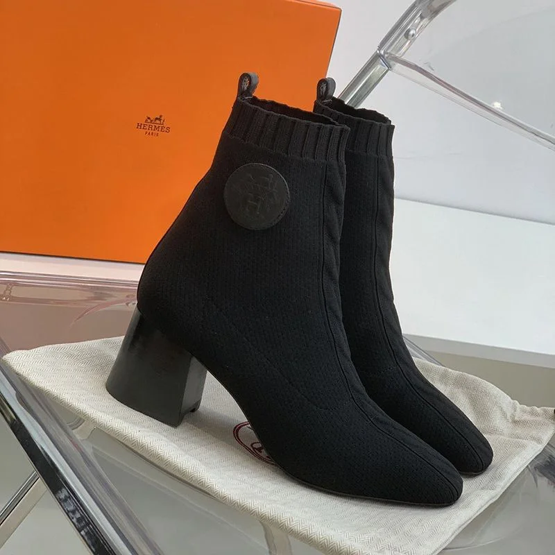 希少色★エルメス パンプス モカシン コピー ドニア70 ロゴ 2色 eri62639