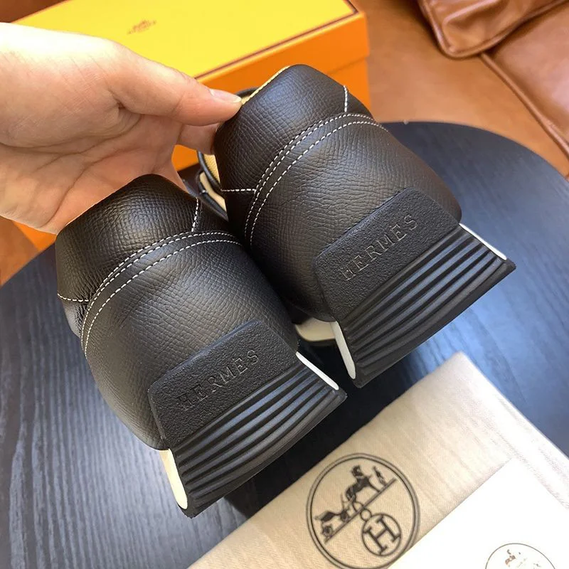 ☆超人気☆エルメス スニーカー 偽物 ブーメラン レザー エプソン ers38442