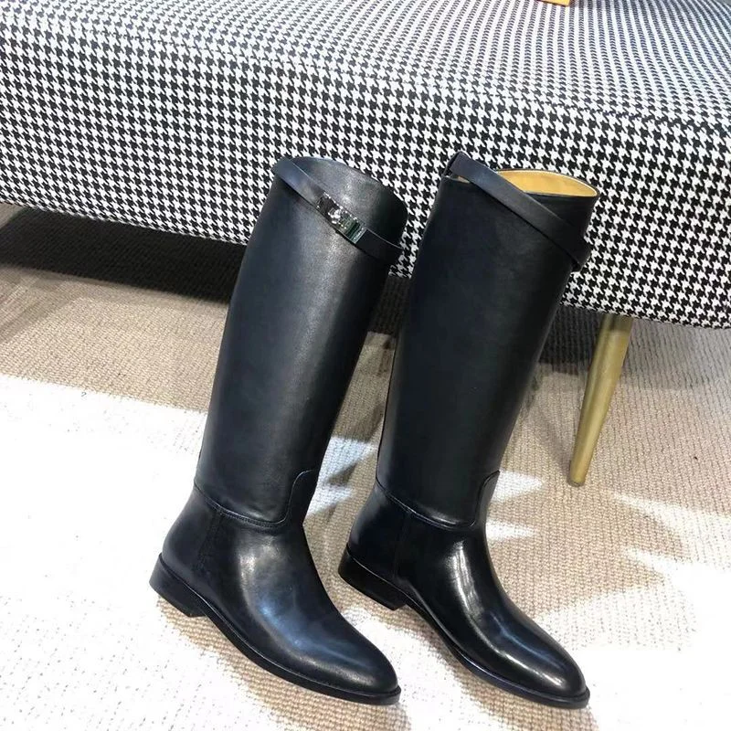 定番エルメス Jumping ジャンピングブーツ カーフスキン コピー 2色 eru67904