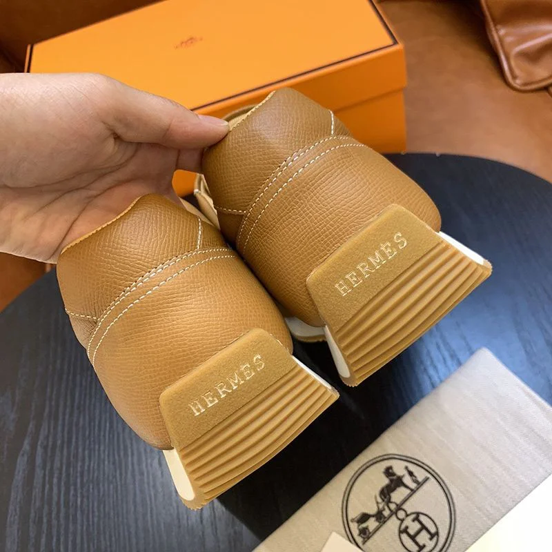 ☆超人気☆エルメス スニーカー 偽物 ブーメラン レザー エプソン ers38442
