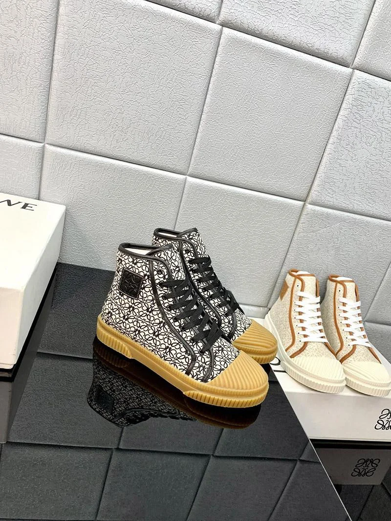 ★ロエベ コピー★アナグラム ハイトップスニーカー キャンバス loo16437