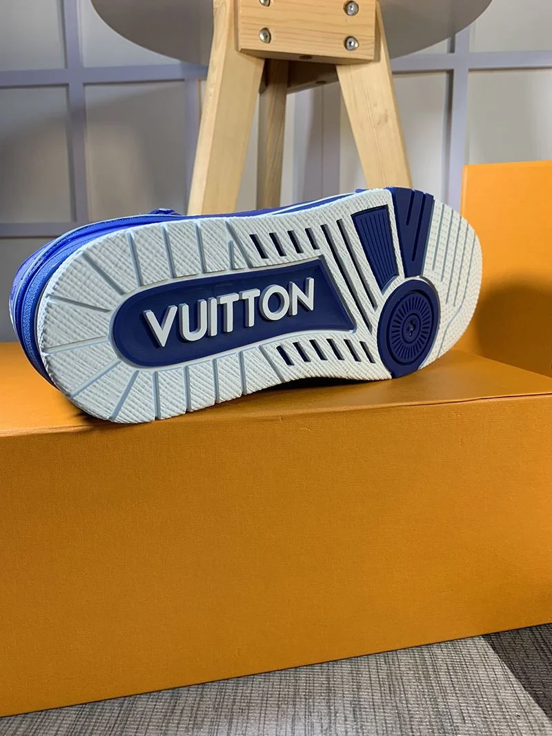 21新作ルイヴィトン LV トレイナーライン コピー スニーカー 青 1A8WEL