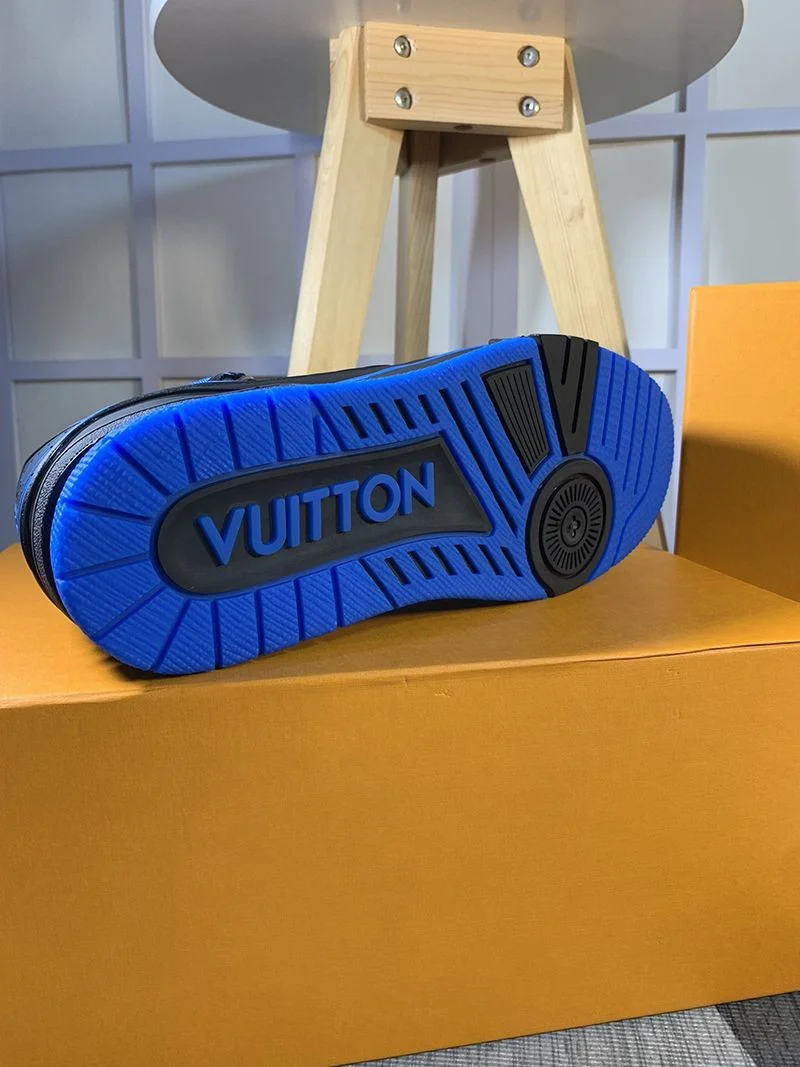 日本先行☆ルイヴィトン LV トレイナーライン コピー スニーカー ブルー 1A8WF5