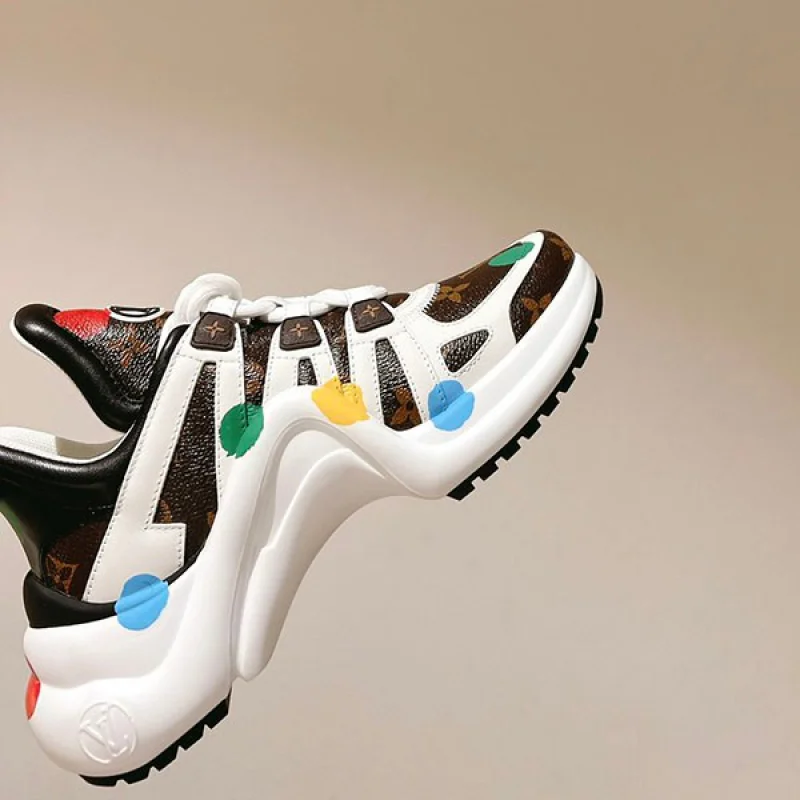 【ルイヴィトン×草間彌生 コピー】LV アークライト・ライン スニーカー 1AB9RC