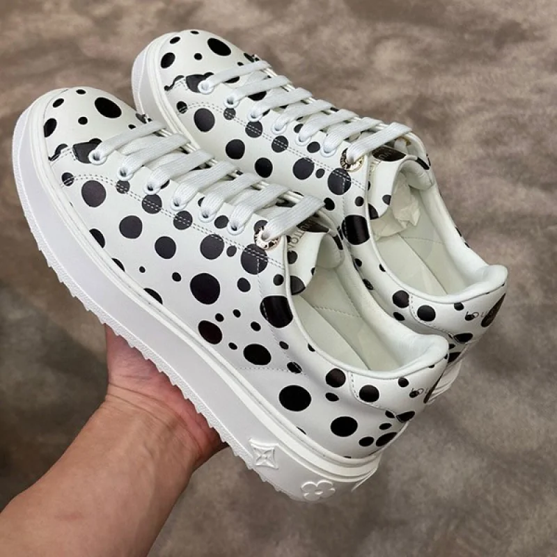 ☆ヴィトン コピー☆LV × YK タイムアウト ライン スニーカー 1AB9VA