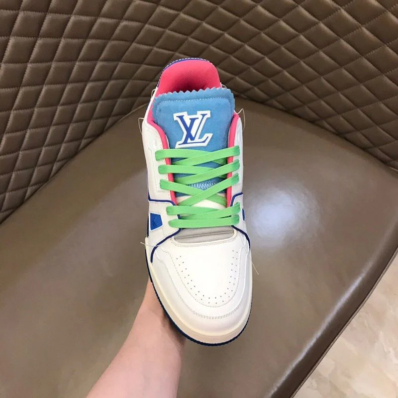 【限定カラー】ルイヴィトン スニーカー 偽物 トレイナー ライン オレンジ vug47624