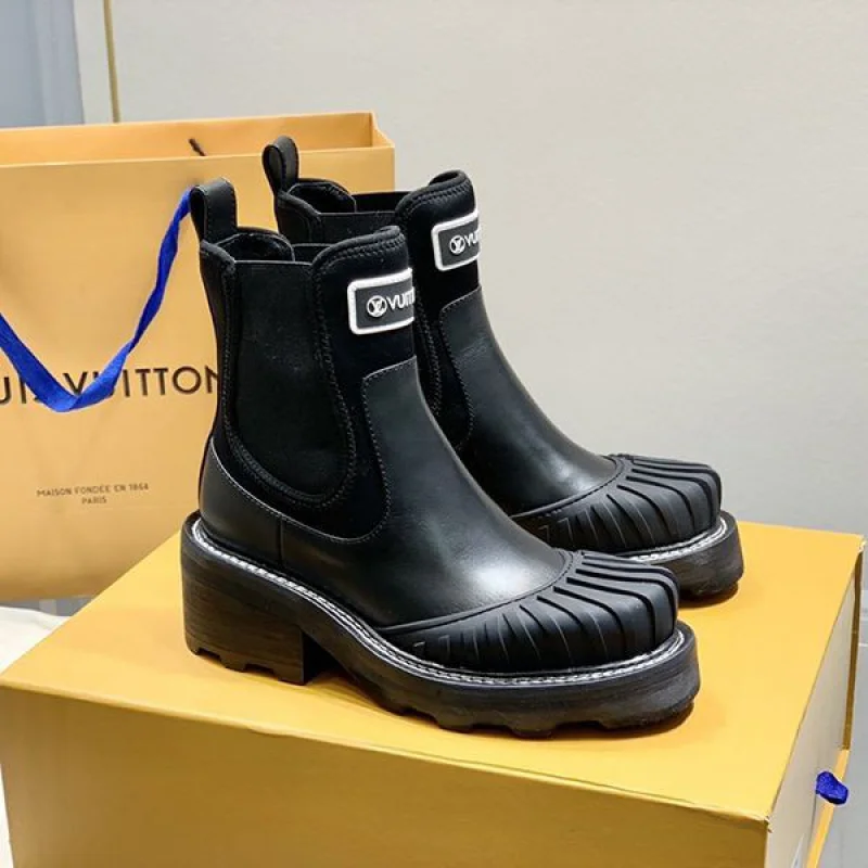 追跡付き 安いルイヴィトン ショートブーツ スーパーコピー vut14677
