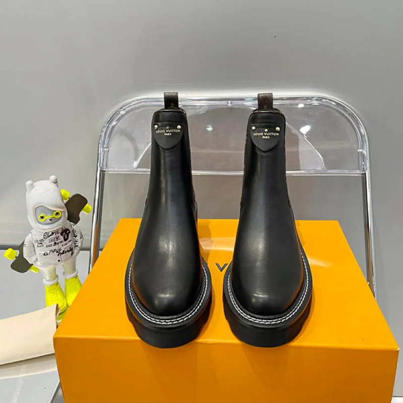 【洗練されたディテール】ルイヴィトン ライン アンクルブーツ 偽物 vuy64718