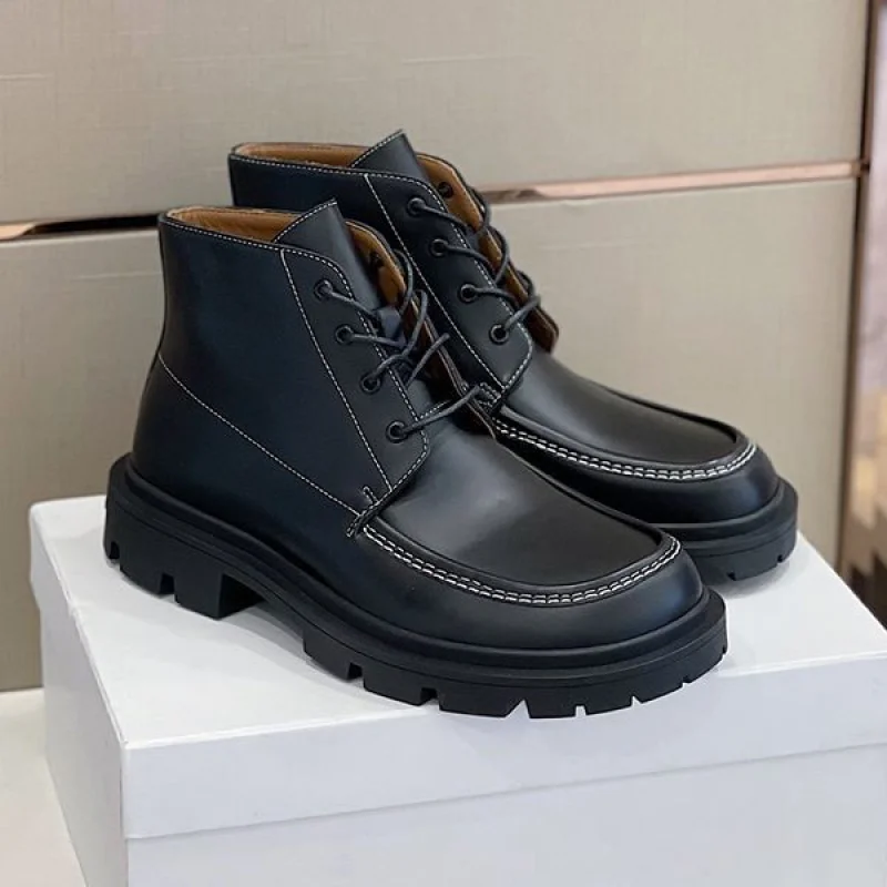 新デザインMM6 偽物 MaisonMargiela バルカナイ アンクルブーツ Mat25340