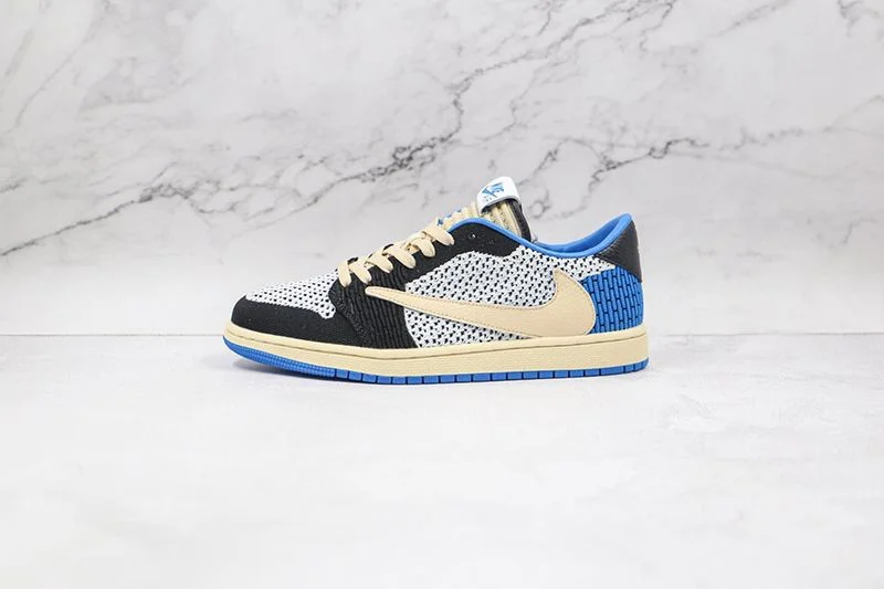 可愛いナイキ × トラビススコット コピー エアジョーダン 1 レトロ ロー Flyknit DM7866141