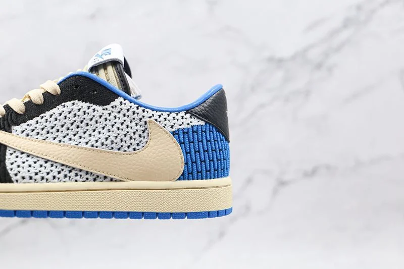 可愛いナイキ × トラビススコット コピー エアジョーダン 1 レトロ ロー Flyknit DM7866141