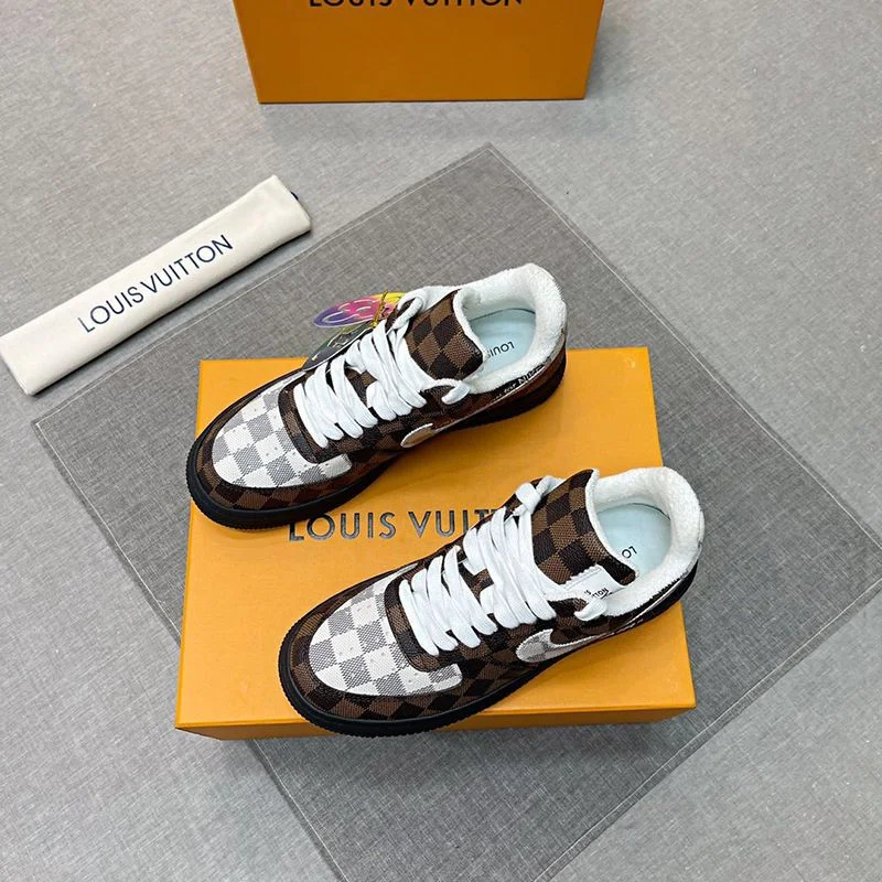 ★関税/送料込★ルイヴィトンXナイキ エアフォース1 コピー コラボスニーカー ダミエ naa13244