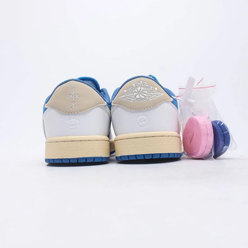 トラヴィススコット コピー × フラグメント × ナイキ エアジョーダン1 ロー OG "UNC" nag62552