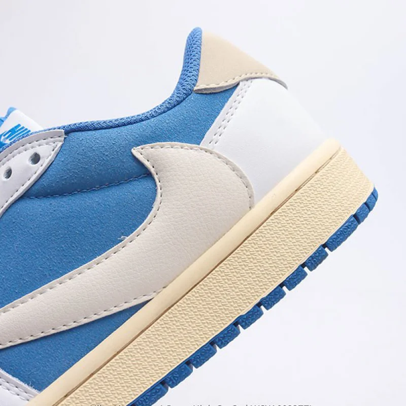 トラヴィススコット コピー × フラグメント × ナイキ エアジョーダン1 ロー OG "UNC" nag62552