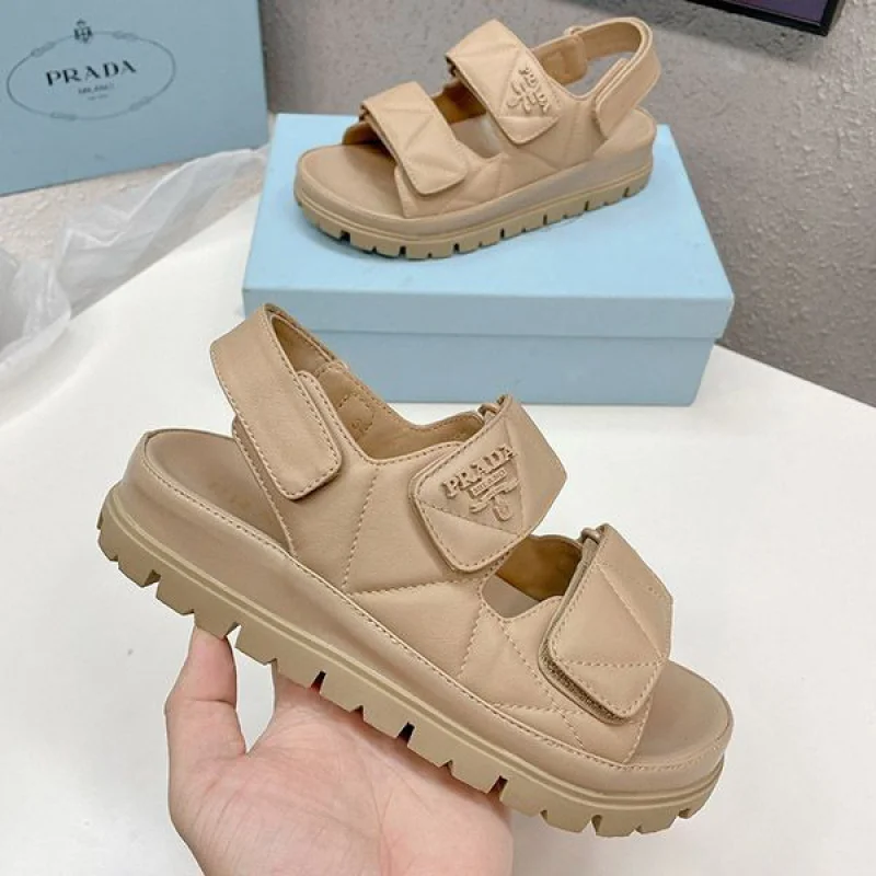 人気急上昇プラダ パデッドナッパレザー サンダル 偽物 1X721M_038_F0F24_F_020