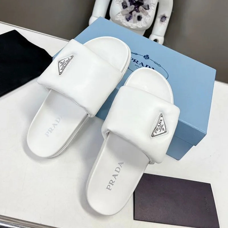完売人気☆上品プラダ テリークロス スライドサンダル コピー pun66490