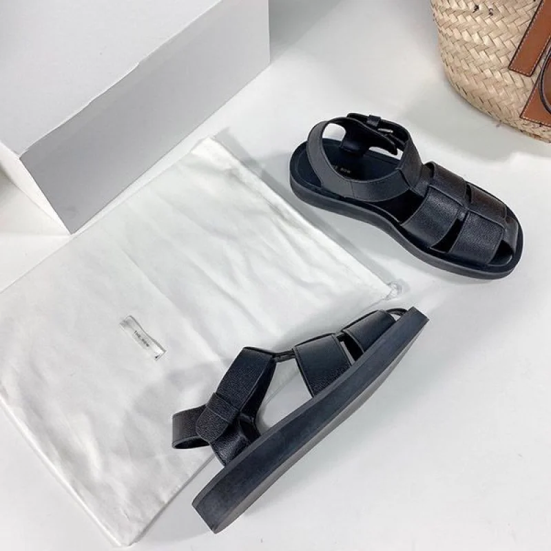 超話題!ザロウ 偽物 Fisherman フィッシャーマン レザー サンダル zae73368