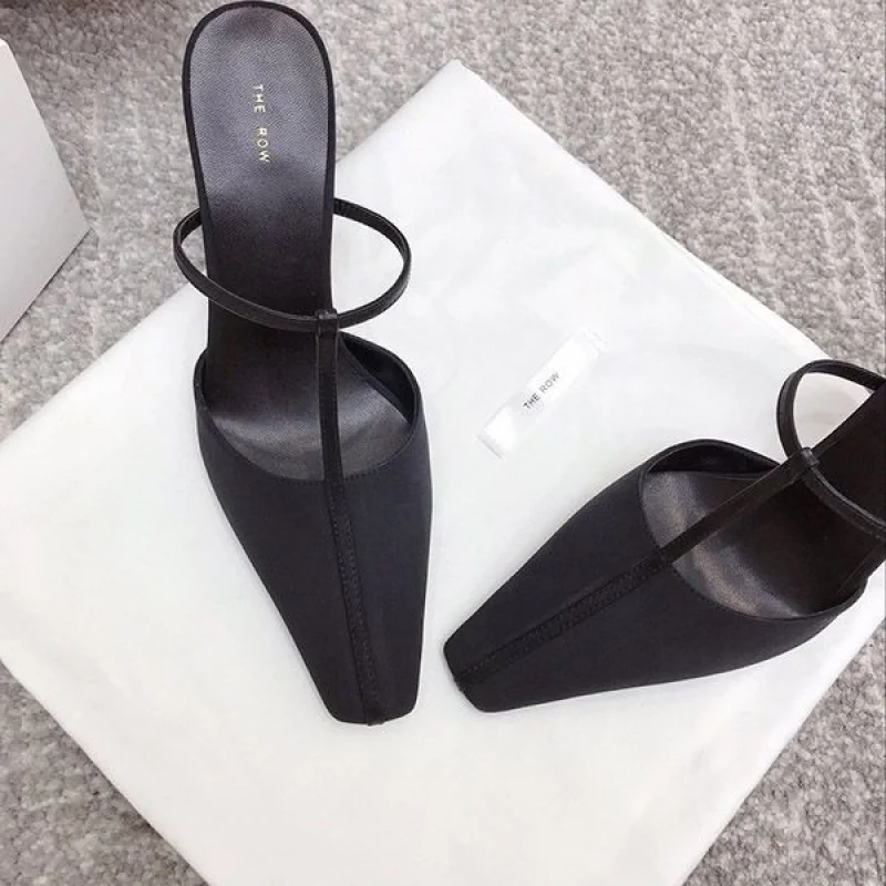 大人気！ザロウ サンダル 偽物 レザー ピンヒール zaz66512