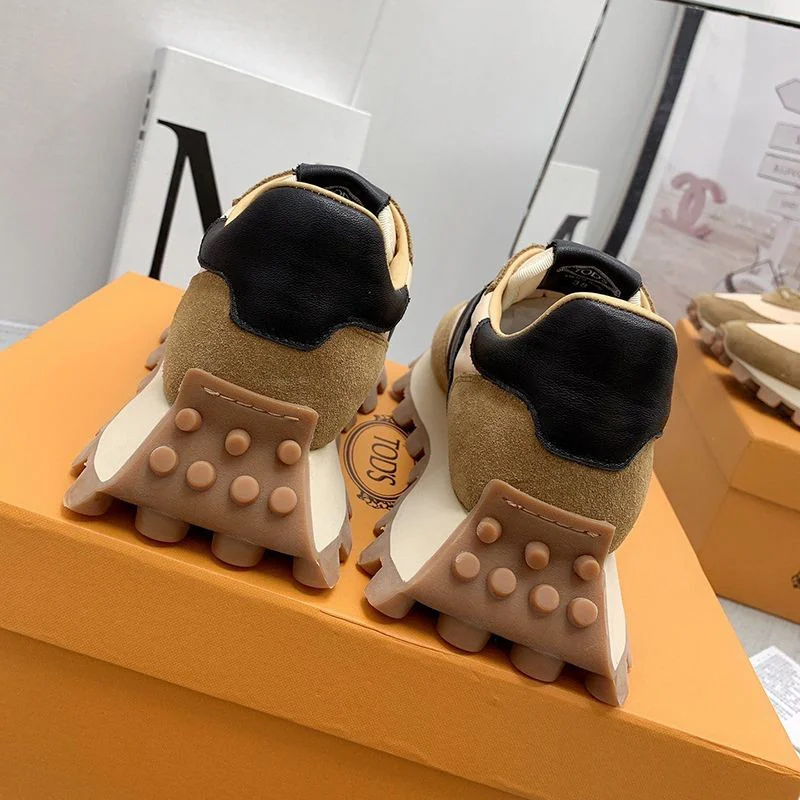 入手困難 TODS スーパーコピー スエード&ファブリックスニーカー tor46589