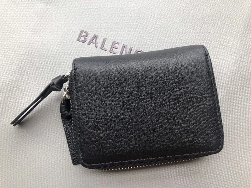 ★関税込★バレンシアガ 財布 偽物★ロゴ CASH ファスナー 財布 bao73136