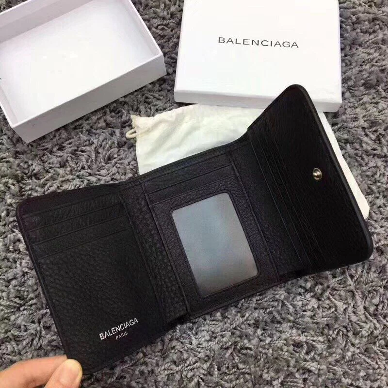 人気No1バレンシアガ 3つ折り財布 偽物 小銭入れ付き/CASH MINI WALLET メンズ bau07975