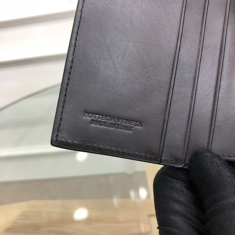 稀少ボッテガヴェネタ 偽物 イントレチャート 二つ折り財布 boh14273