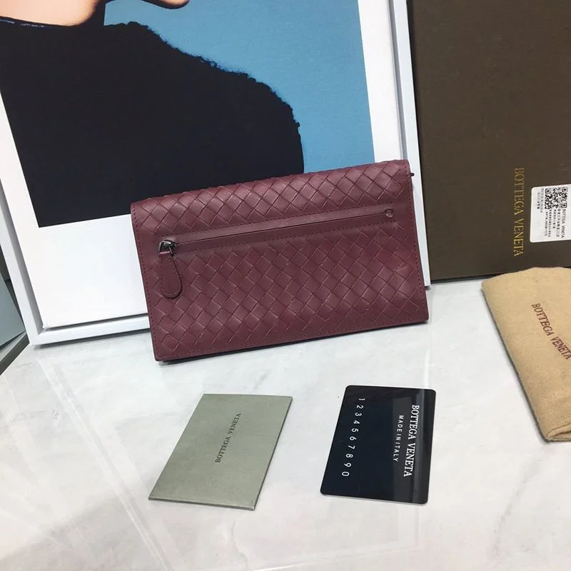 人気No1ボッテガヴェネタ コピー イントレチャート ラム スナップ 長財布 bom43842