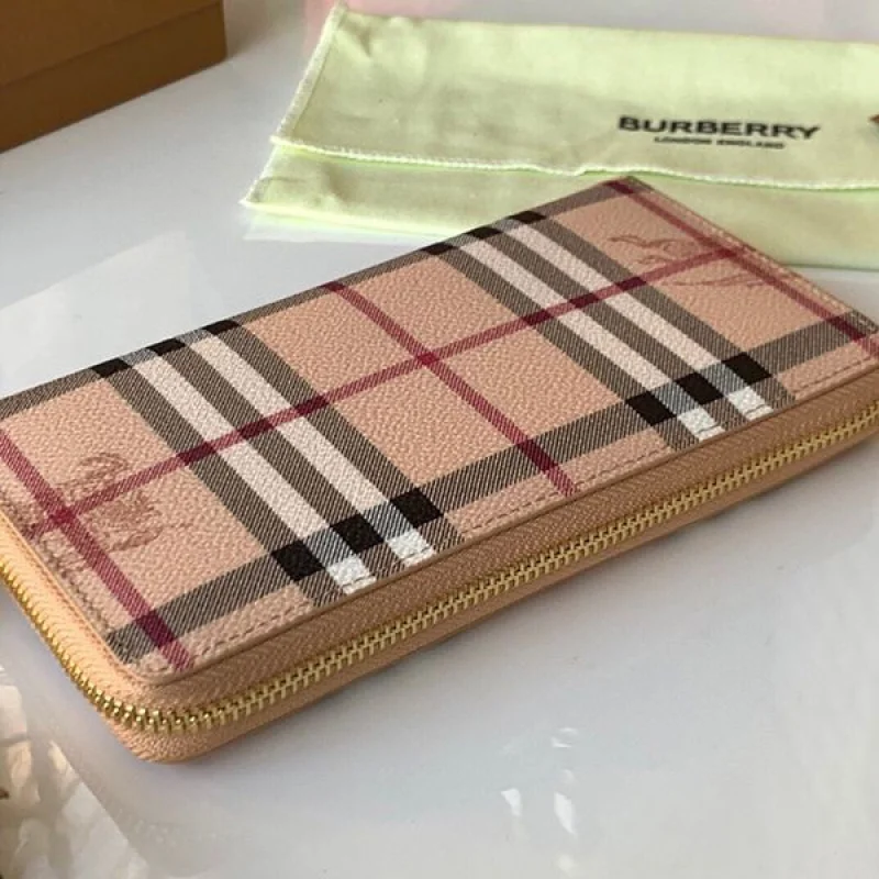 ブランドバーバリー ジップウォレット 偽物 長財布 Baa25349