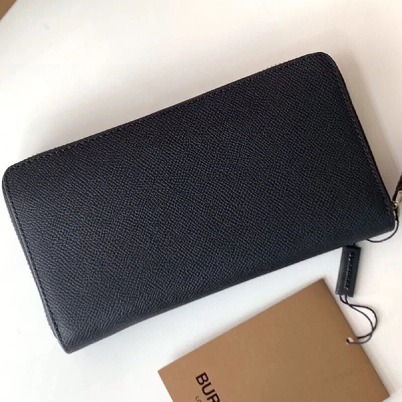人気急上昇 バーバリー ロゴ ジップラウンドレザー 長財布 偽物 Ban87778