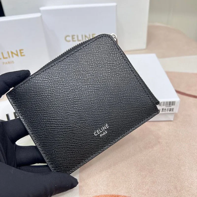 セリーヌ カードホルダー付き ジップパース 偽物 Cee04936